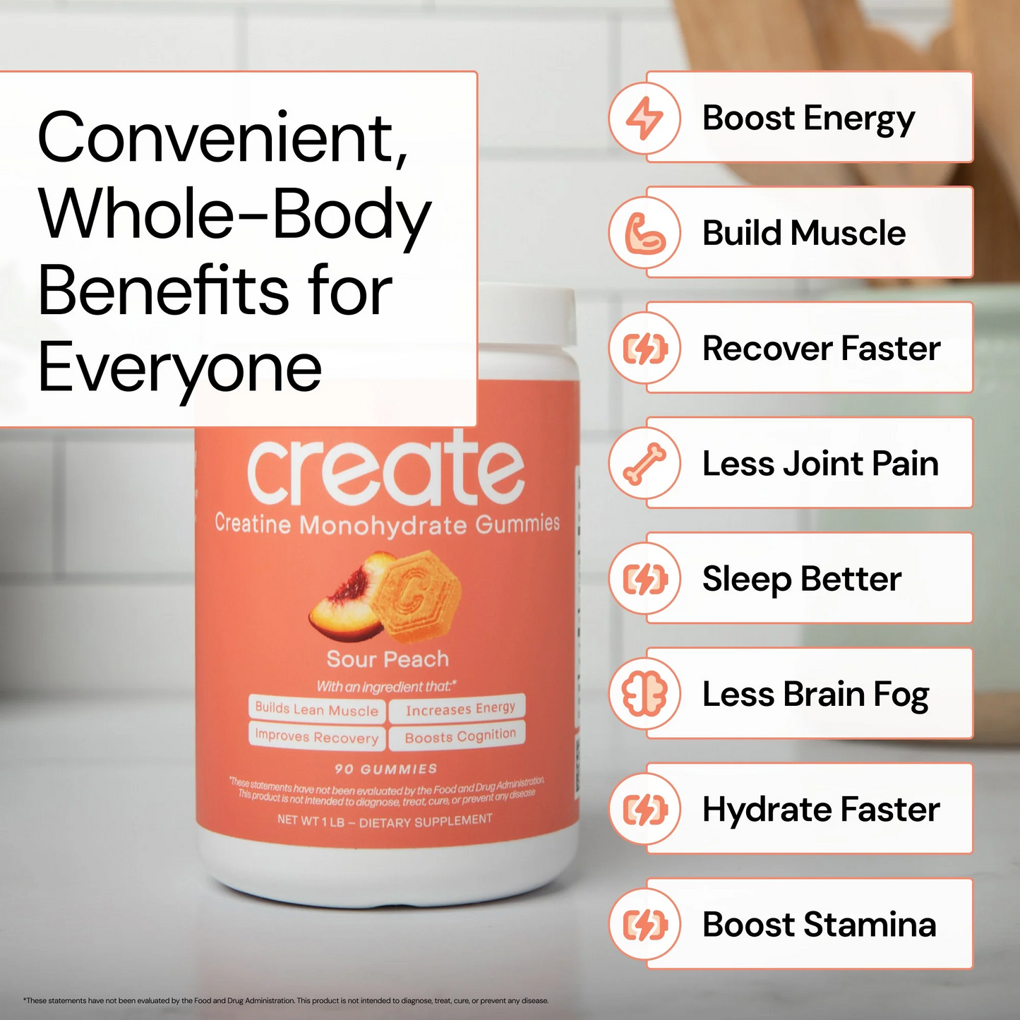 Core - Create Creatine Monohydrate Gummies